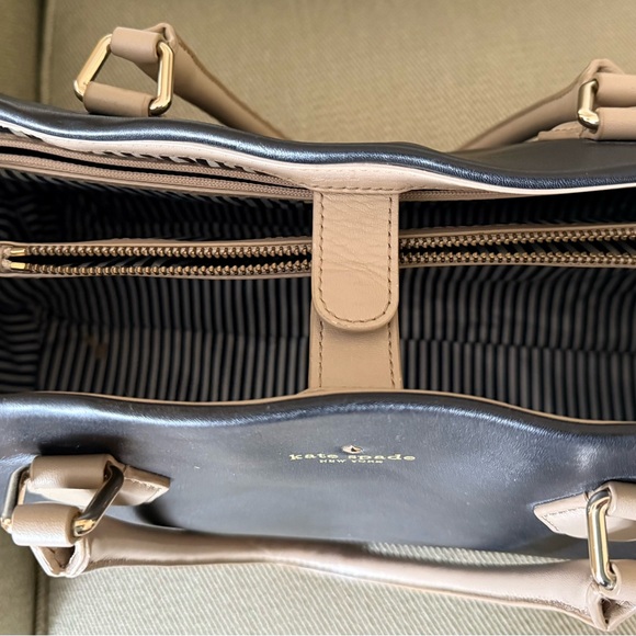 Kate Spade black tan handles bag - Picture 14 of 16